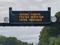 Airbags Takata: encore 1,3 million de voitures « Stop drive » à traiter